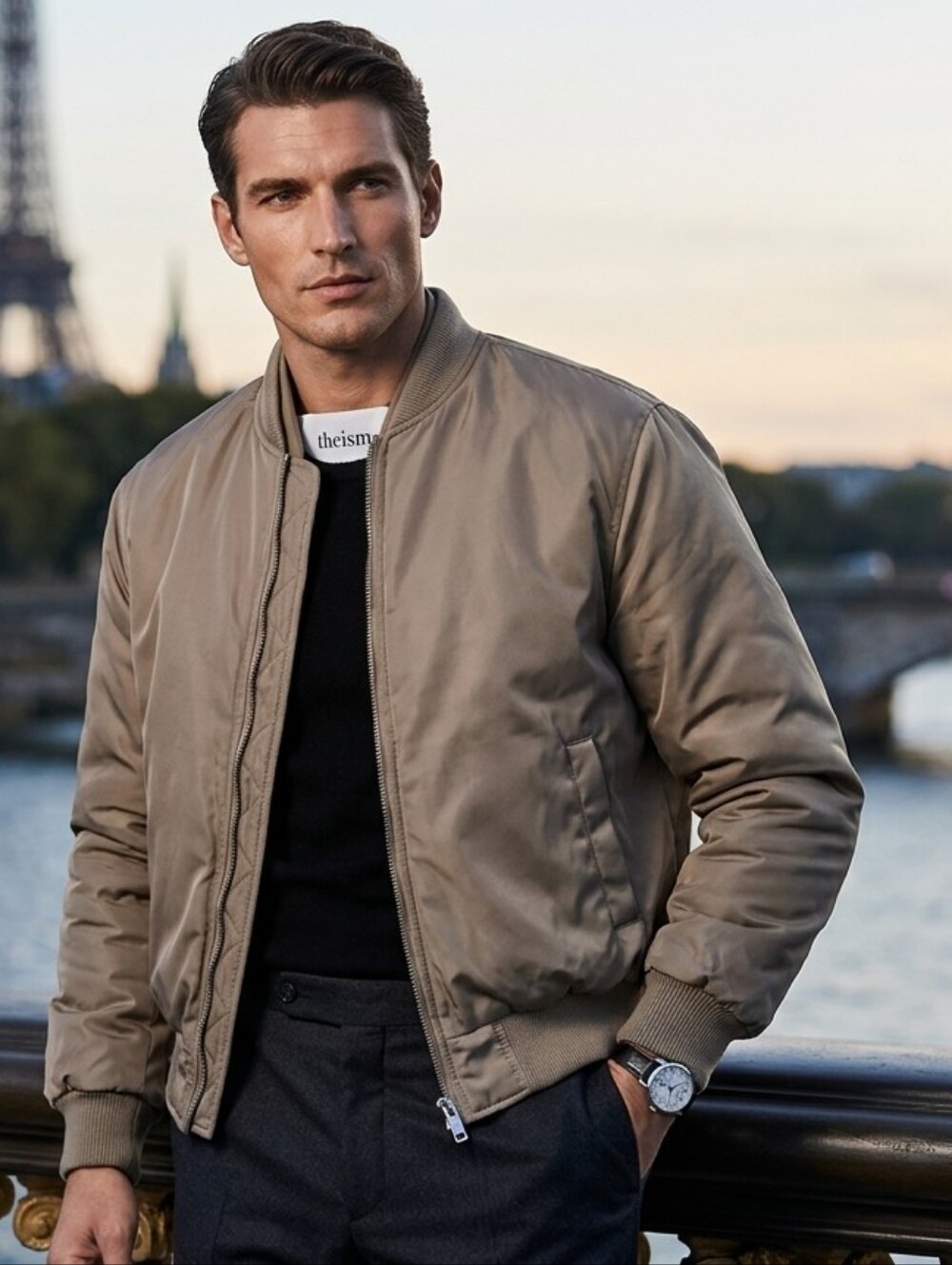 NWOT Men's Bomber Jacket - Classic Lightweight Coat